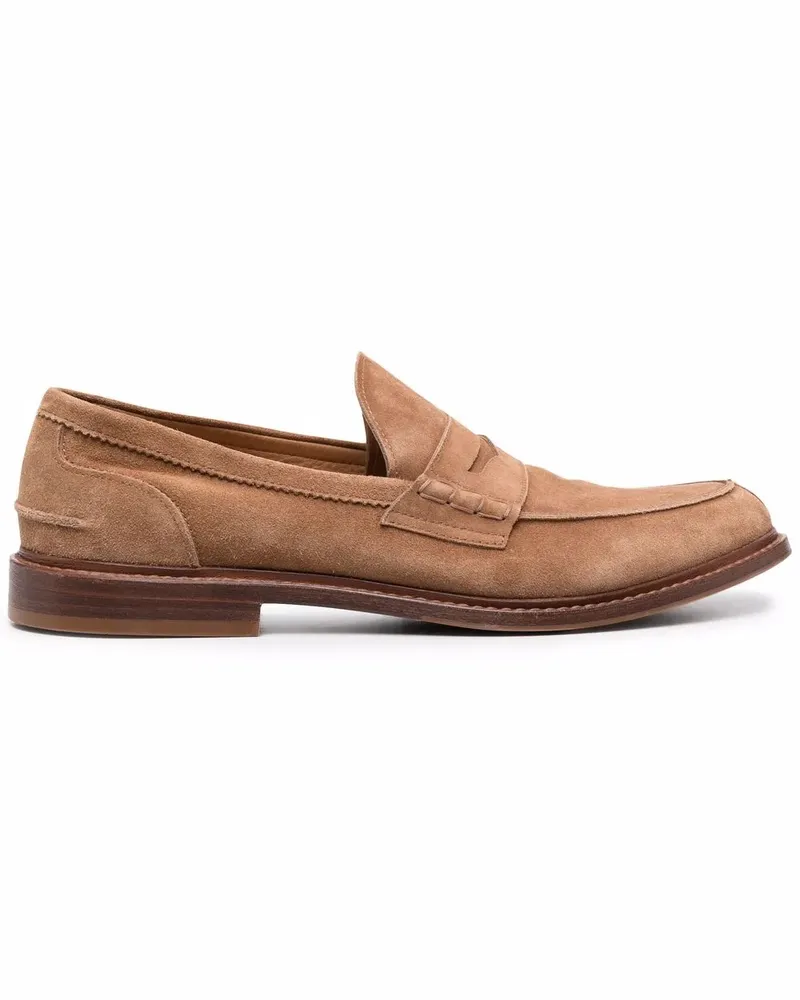 Brunello Cucinelli Penny-Loafer aus Wildleder - Braun Braun