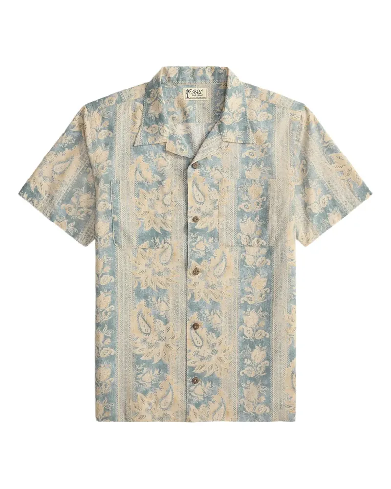 Ralph Lauren Hemd mit Paisleymuster - Blau Blau