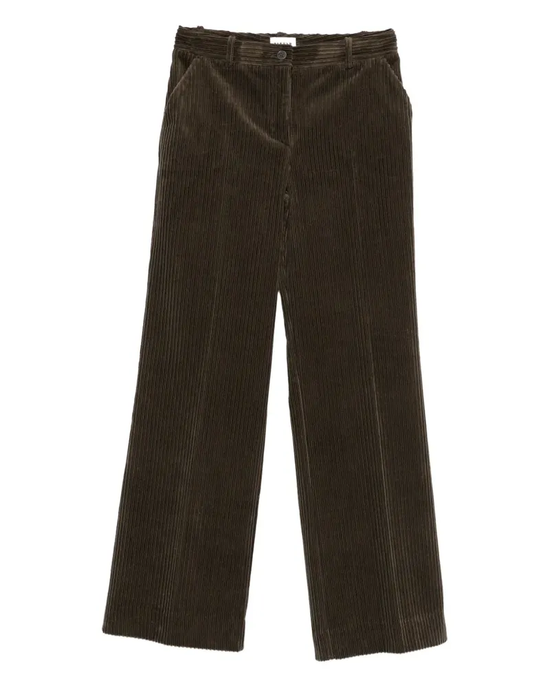P.A.R.O.S.H. P.A.R.O H. Straight-Leg-Hose aus Cord - Grün Grün