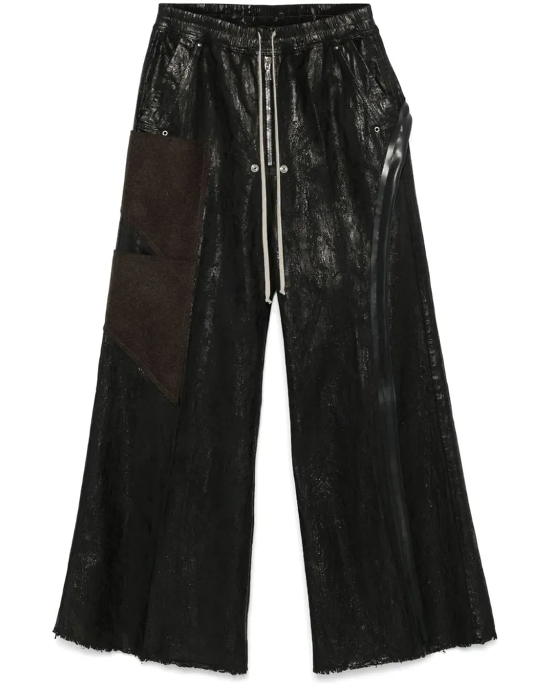 Rick Owens Wide Bela Hose - Schwarz Schwarz