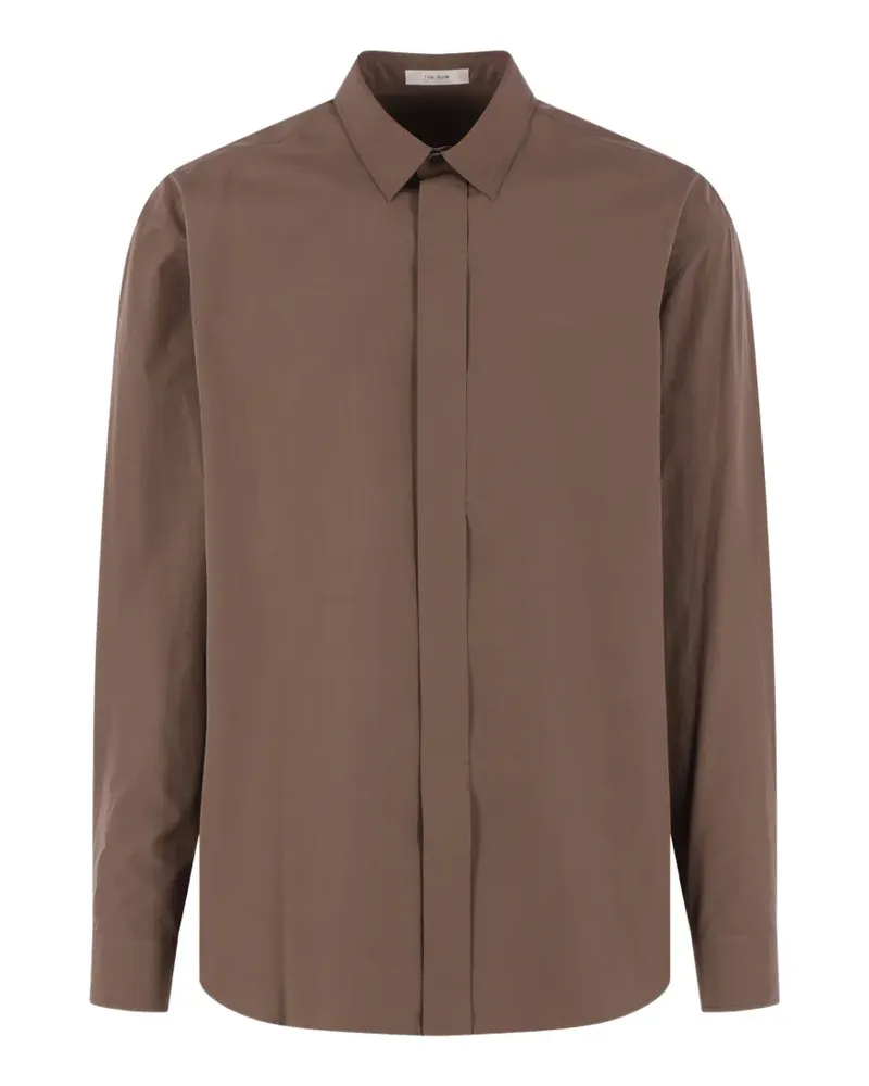 The Row Nilo poplin shirt - Braun Braun
