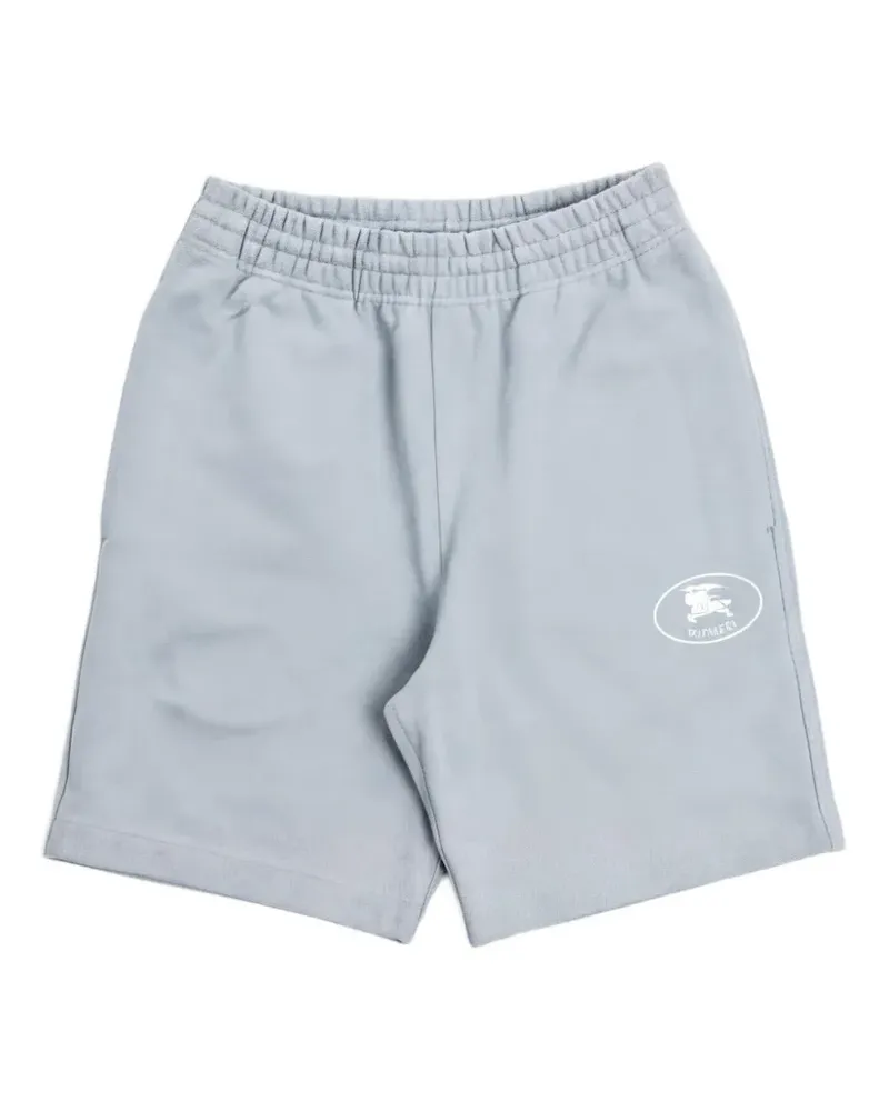 Burberry Shorts aus Seide mit Ritteremblem - Grau Grau