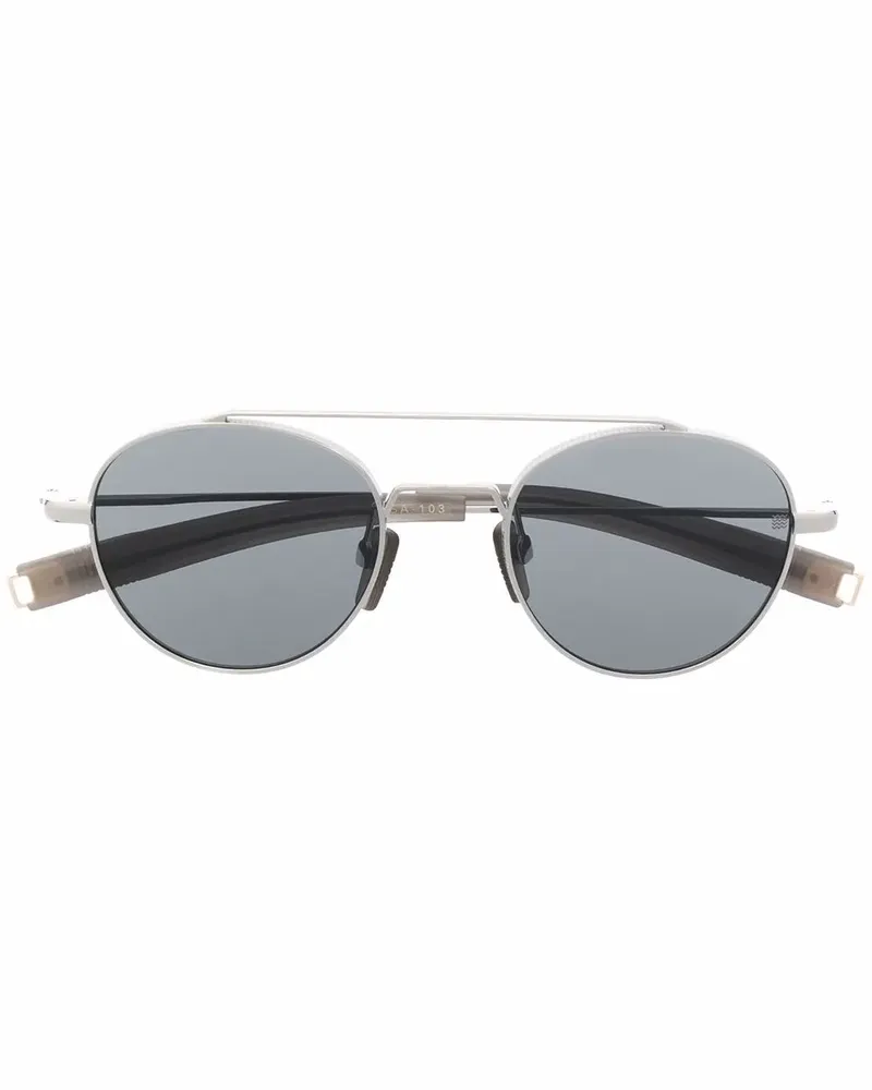 DITA Sonnenbrille mit rundem Gestell - Silber Silber