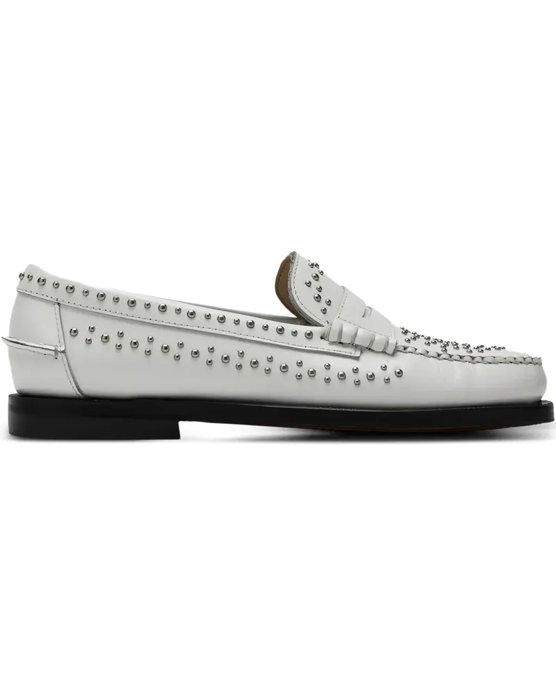 Sebago Dan Loafer mit Nieten - Weiß Weiß
