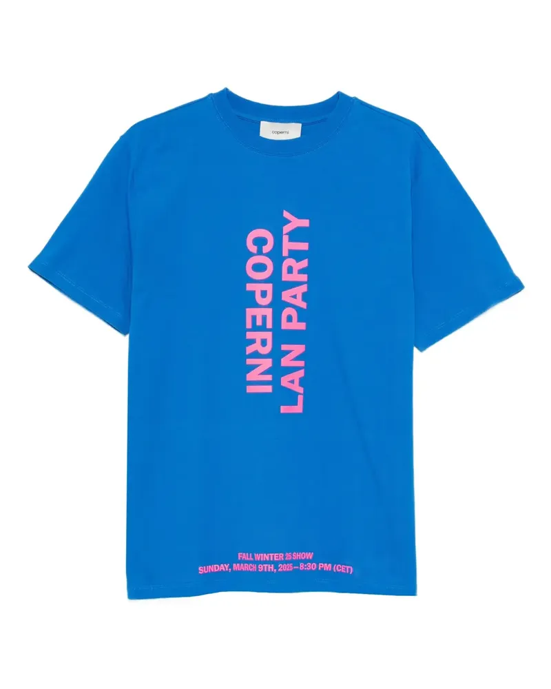 COPERNI Lan Party T-Shirt - Blau Blau