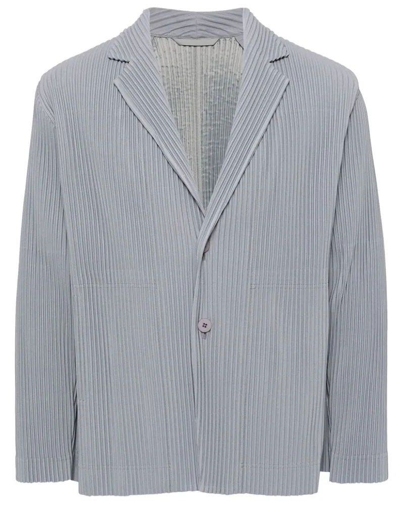 Issey Miyake Klassisches Sakko mit Falten - Grau Grau