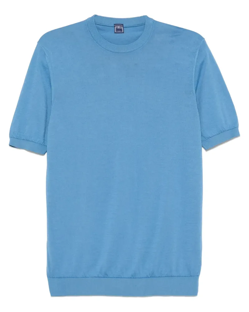 Fedeli Klassisches T-Shirt - Blau Blau
