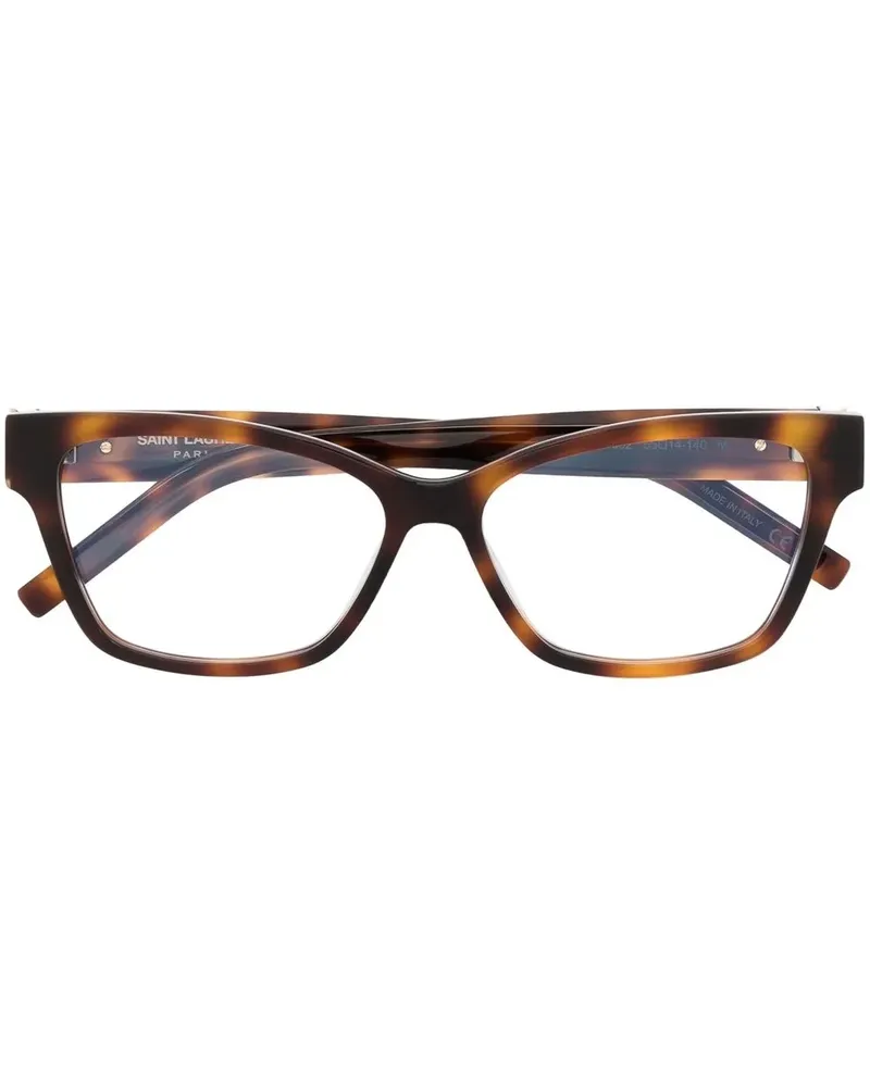 Saint Laurent Brille in Schildpattoptik - Braun Braun