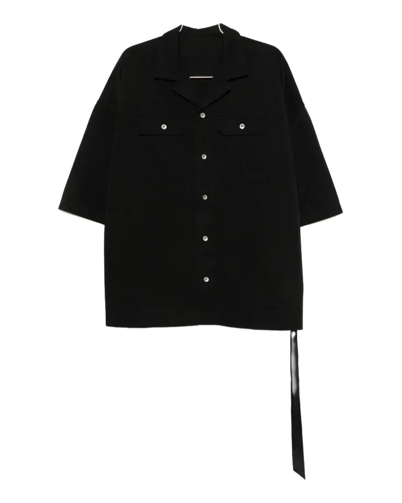 DRKSHDW by Rick Owens button-up short-sleeve shirt - Schwarz Schwarz