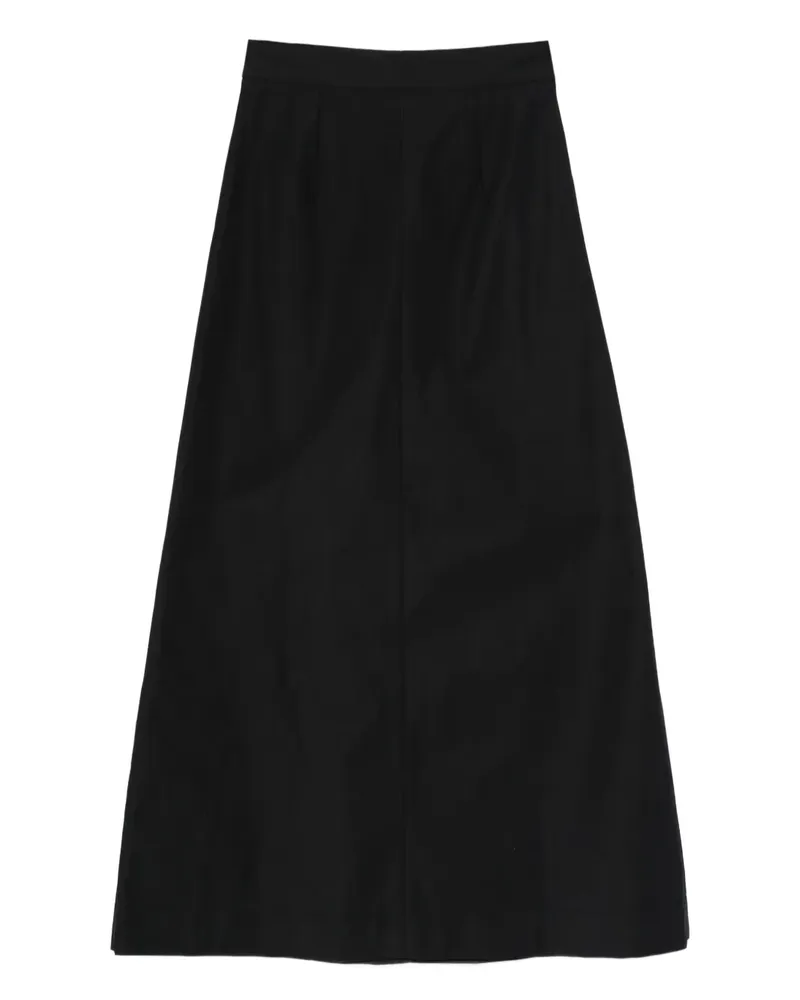 PLAN C Maxirock mit Reißverschluss - Schwarz Schwarz