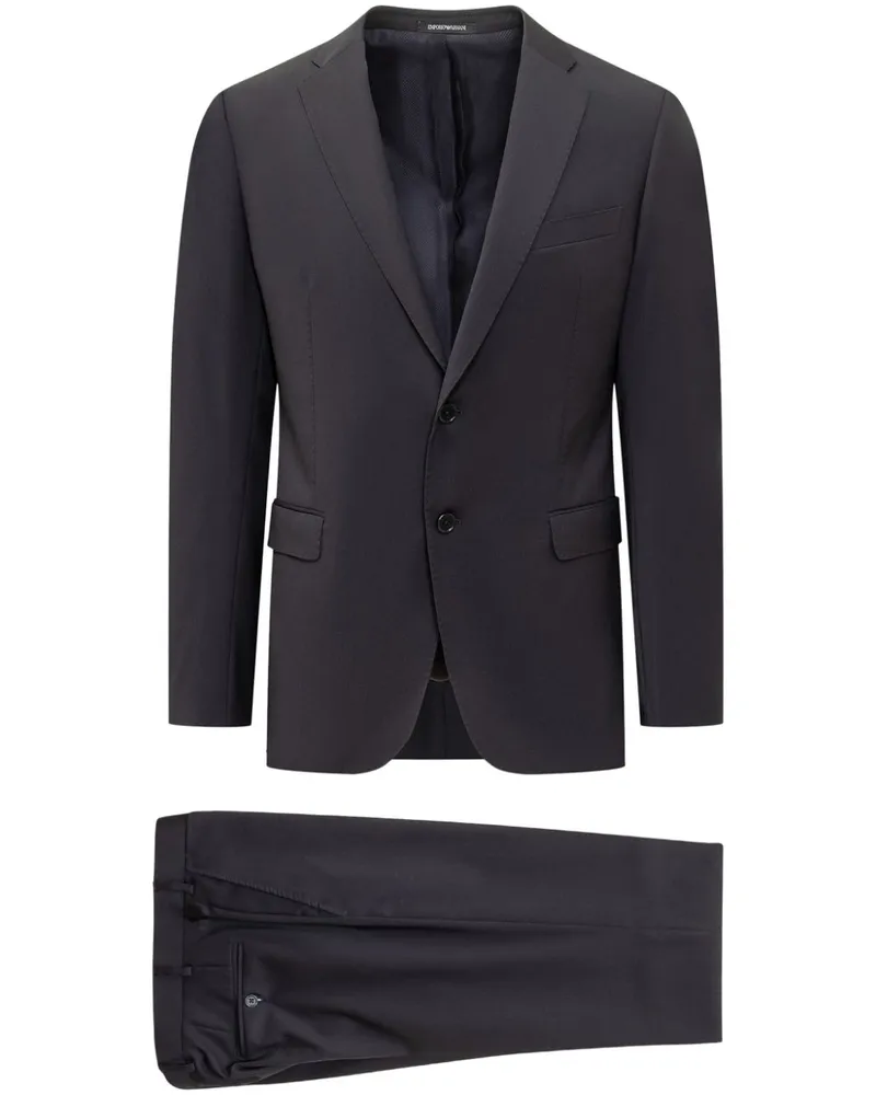 Emporio Armani Einreihiger Anzug - Grau Grau