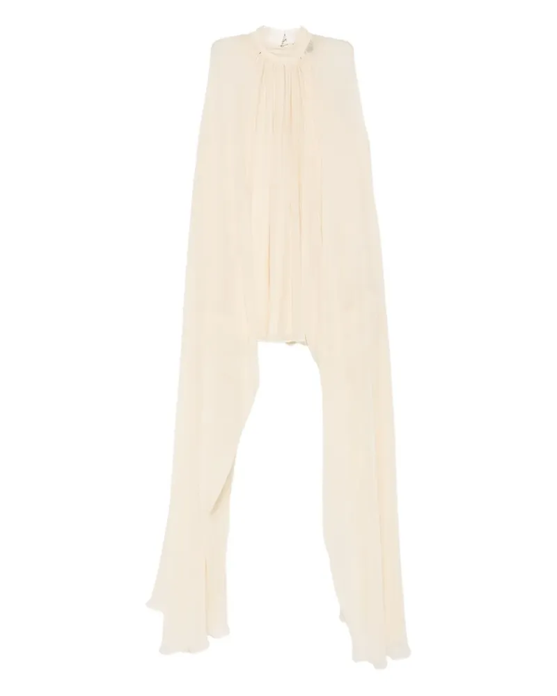 Taller Marmo Minikleid mit Neckholder - Nude Nude