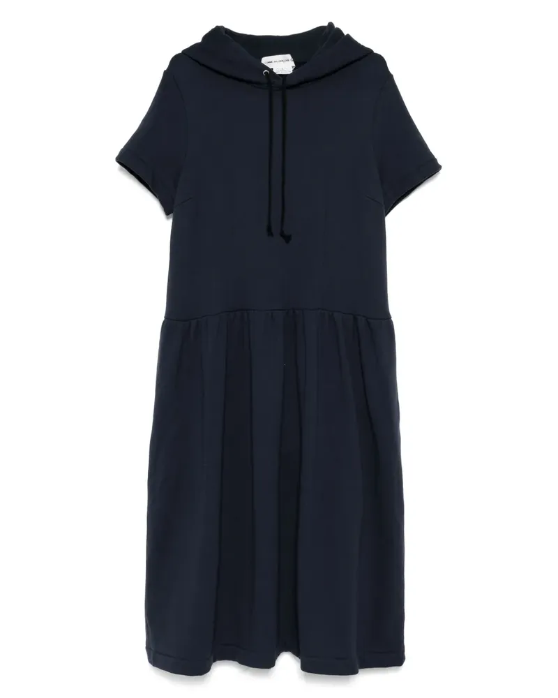 Comme des Garçons Kleid mit Kapuze - Blau Blau