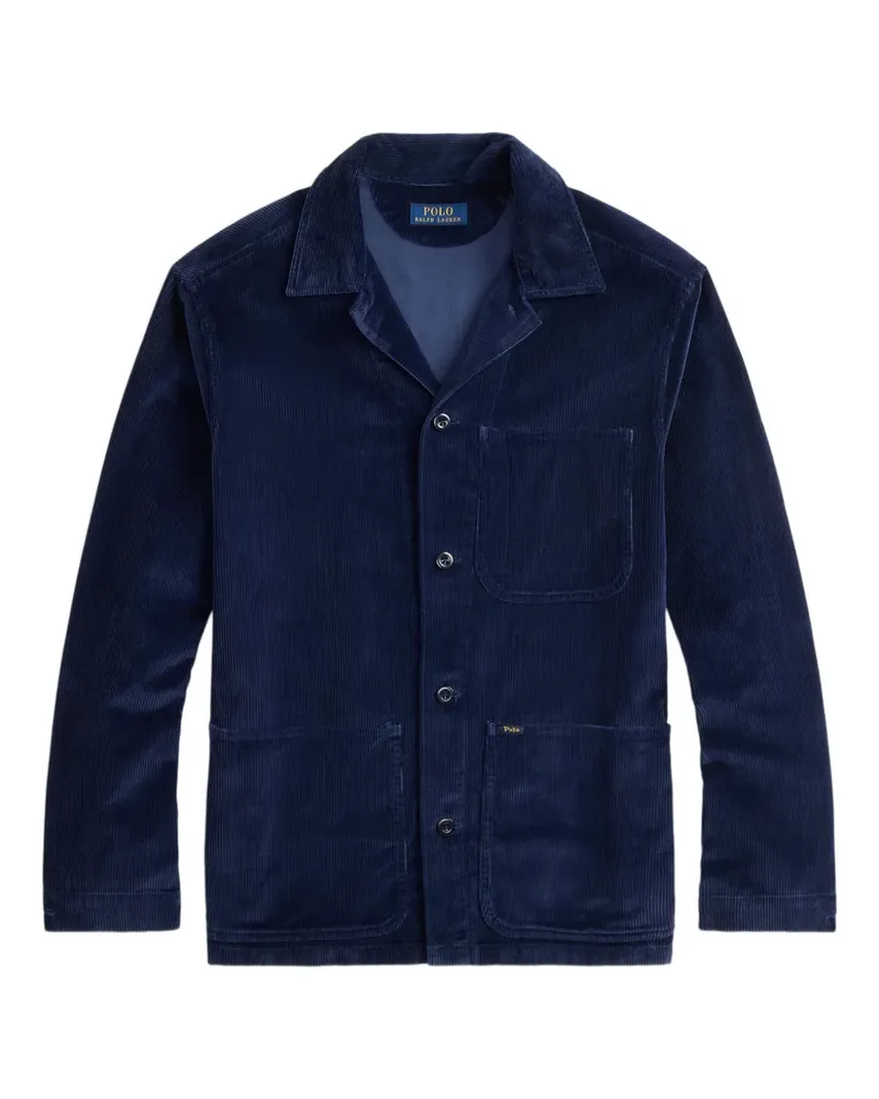 Ralph Lauren Hemdjacke mit Cordkragen - Blau Blau