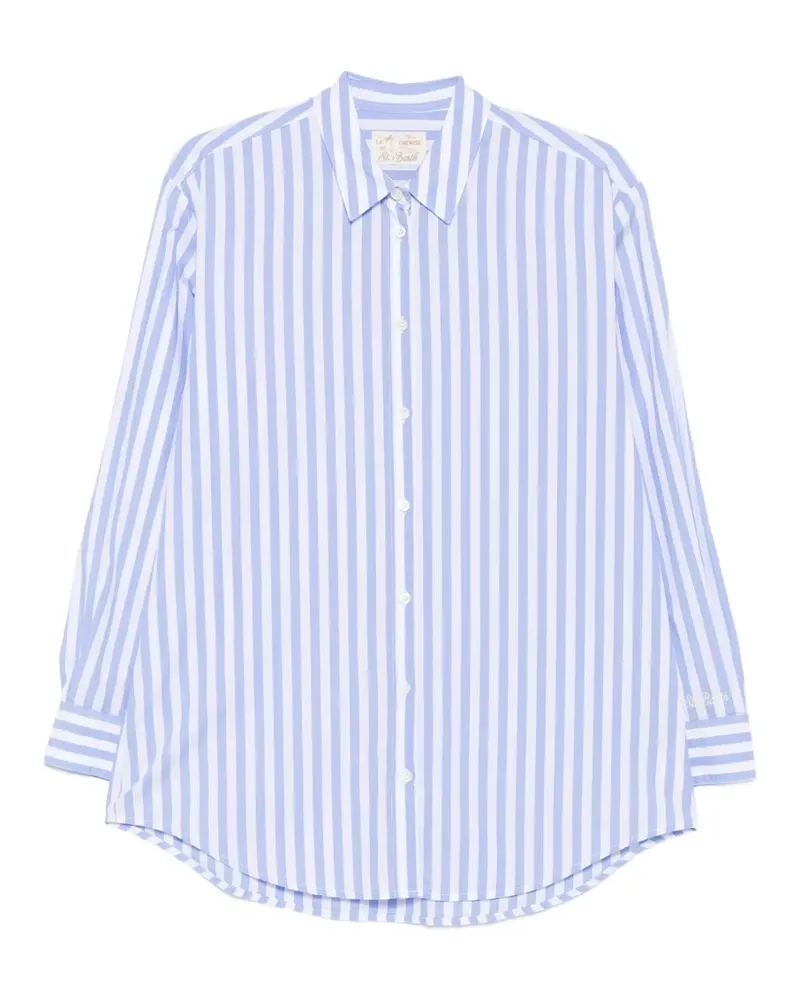MC2 Saint Barth Gestreiftes Hemd - Blau Blau