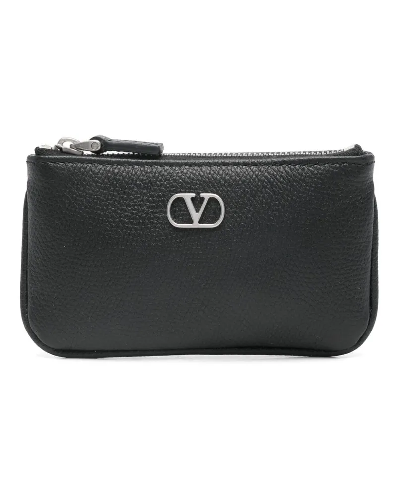 Valentino Garavani Portemonnaie mit VLogo Schwarz