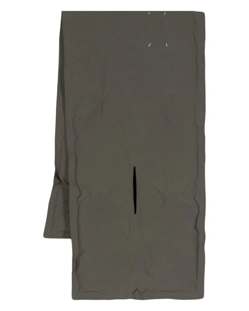 Maison Margiela Schal mit Stickerei - Grün Grün