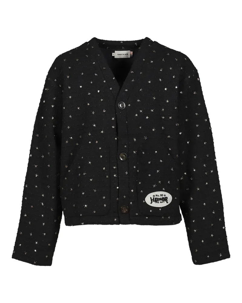 Honor The Gift Cardigan mit Kristallen - Schwarz Schwarz
