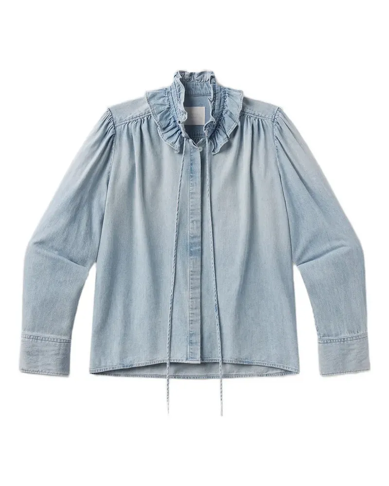 Citizens of humanity Calista frill shirt - Blau Blau