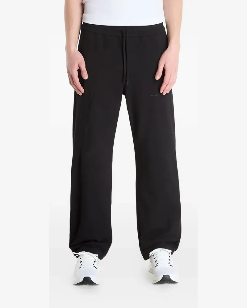 Post Archive Faction work track trousers - Schwarz Schwarz
