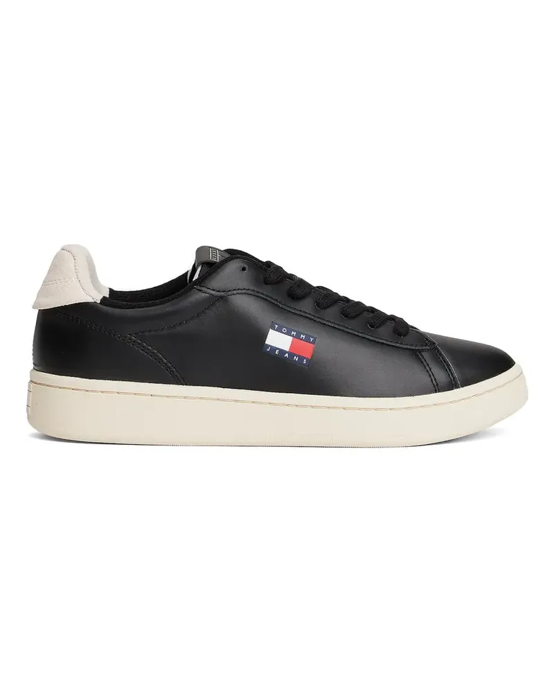 Tommy Hilfiger logo-print sneakers - Schwarz Schwarz