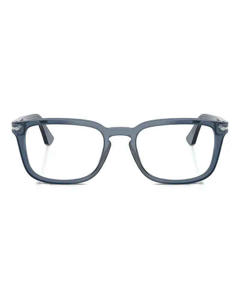 Persol Brille mit eckigem Gestell - Blau Blau