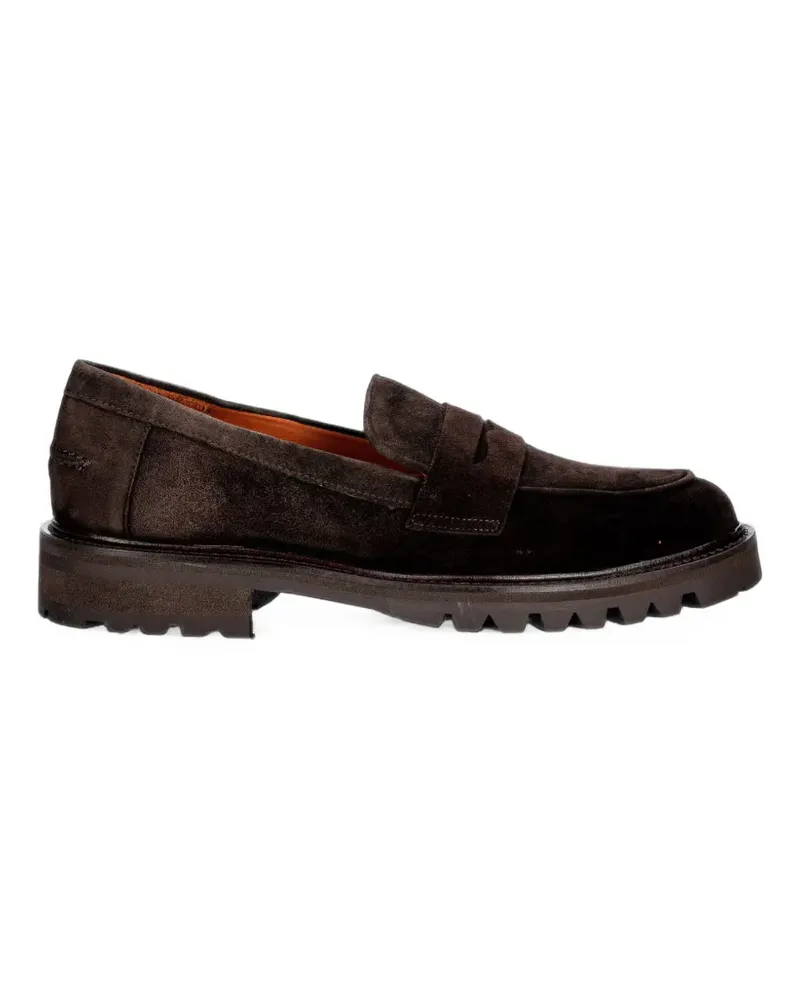 Billi Bi suede lug-sole loafers - Braun Braun
