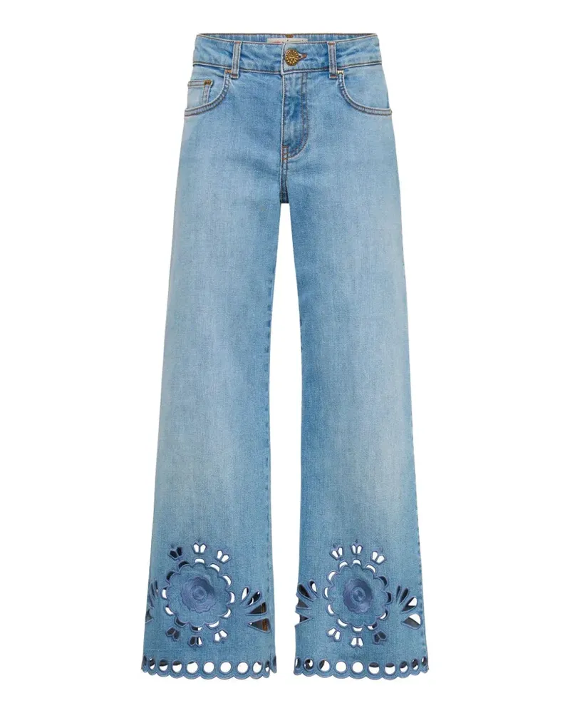 Maison Common Jeans mit Cut-Out - Blau Blau