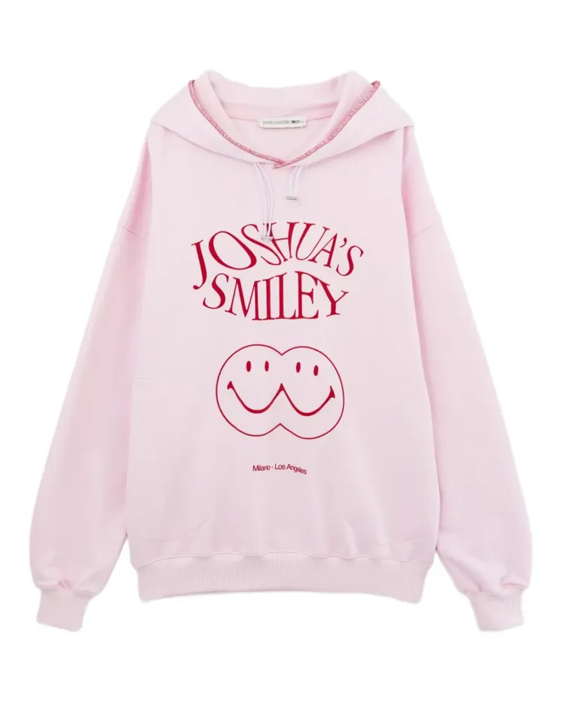 Joshua Sanders Hoodie mit grafischem Print - Rosa Rosa