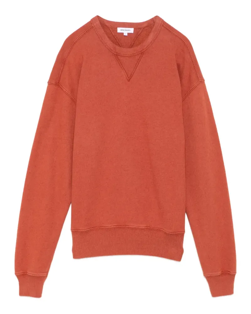Norse Projects Kulhuse Loopback Sweatshirt - Orange Orange