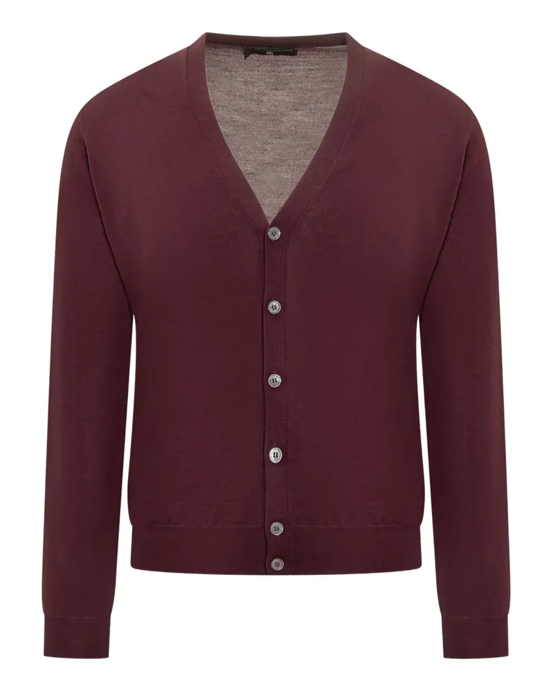 Filippo de Laurentiis Cardigan mit Knöpfen - Rot Rot