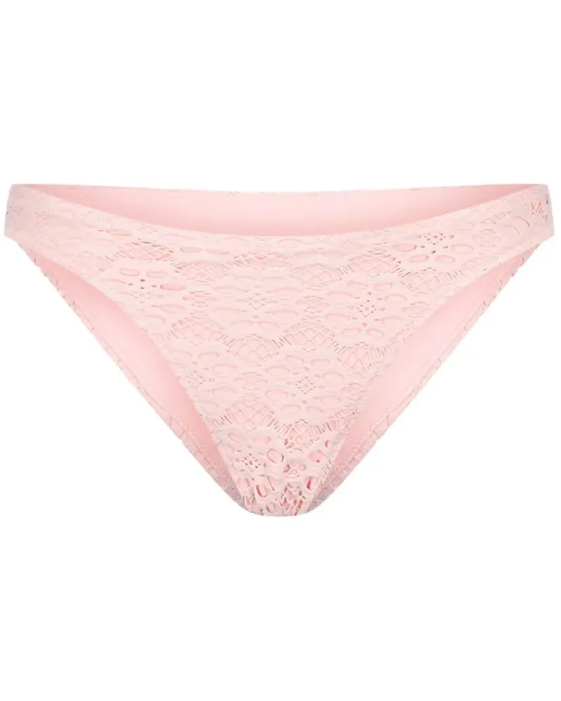 Giambattista Valli Slip mit floraler Spitze - Rosa Rosa