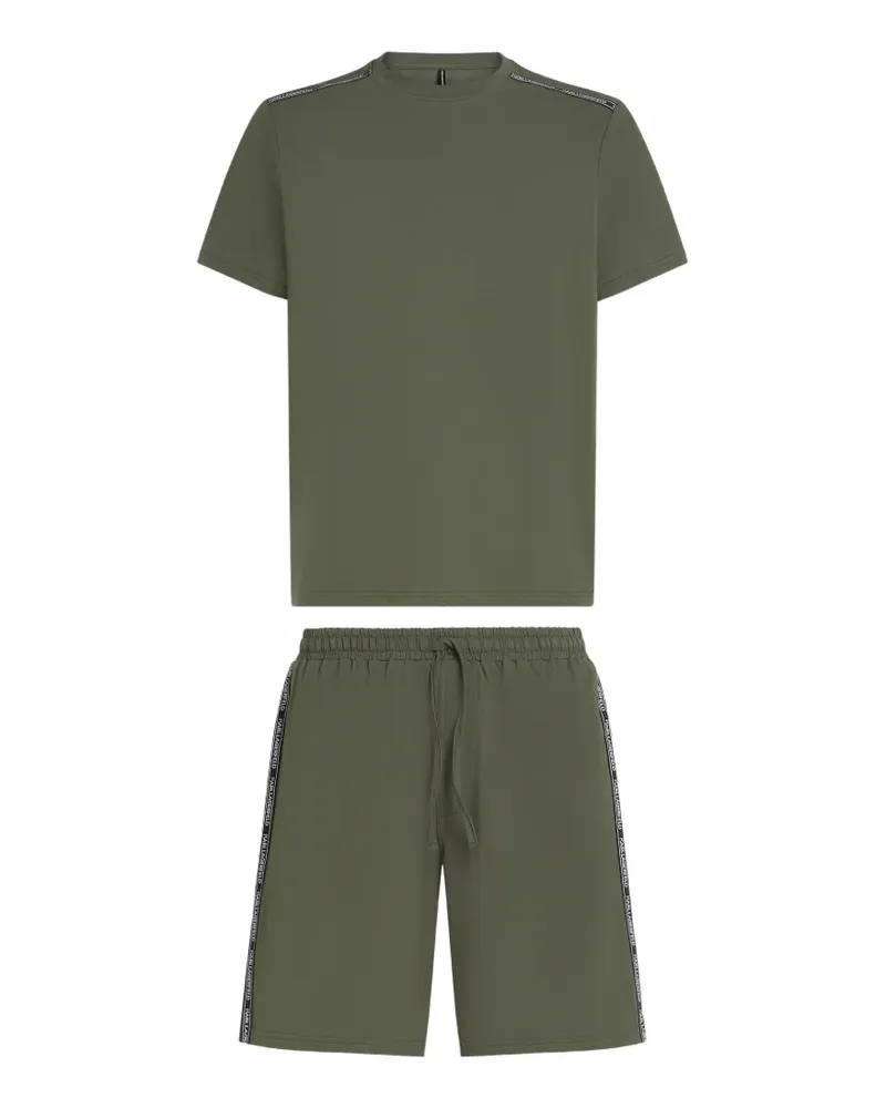 Karl Lagerfeld Pyjama mit Logo - Grün Grün