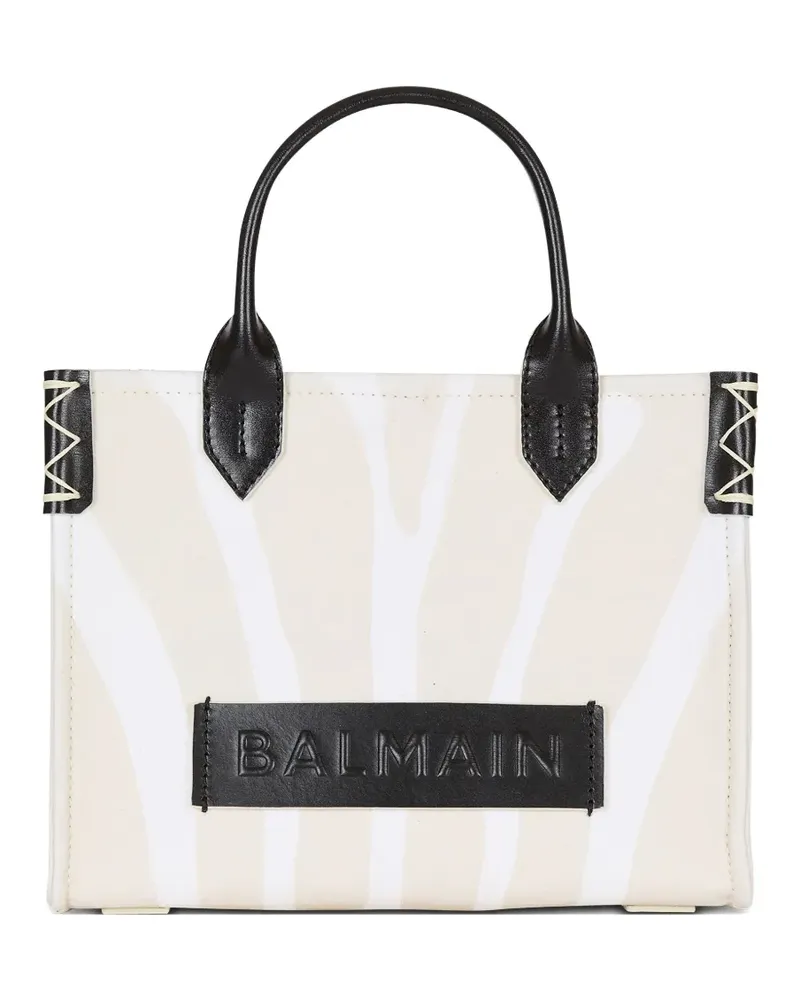 Balmain small B-Army tote bag - Nude Nude