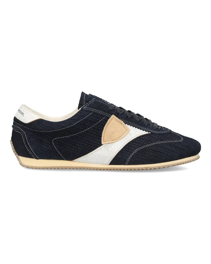 Philippe Model Sneakers mit Logo-Applikation - Blau Blau