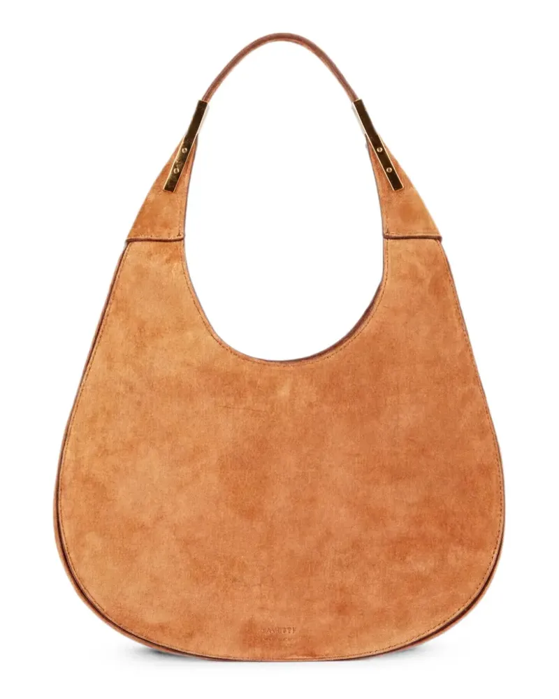 SAVETTE Kleine Florence Schultertasche - Braun Braun