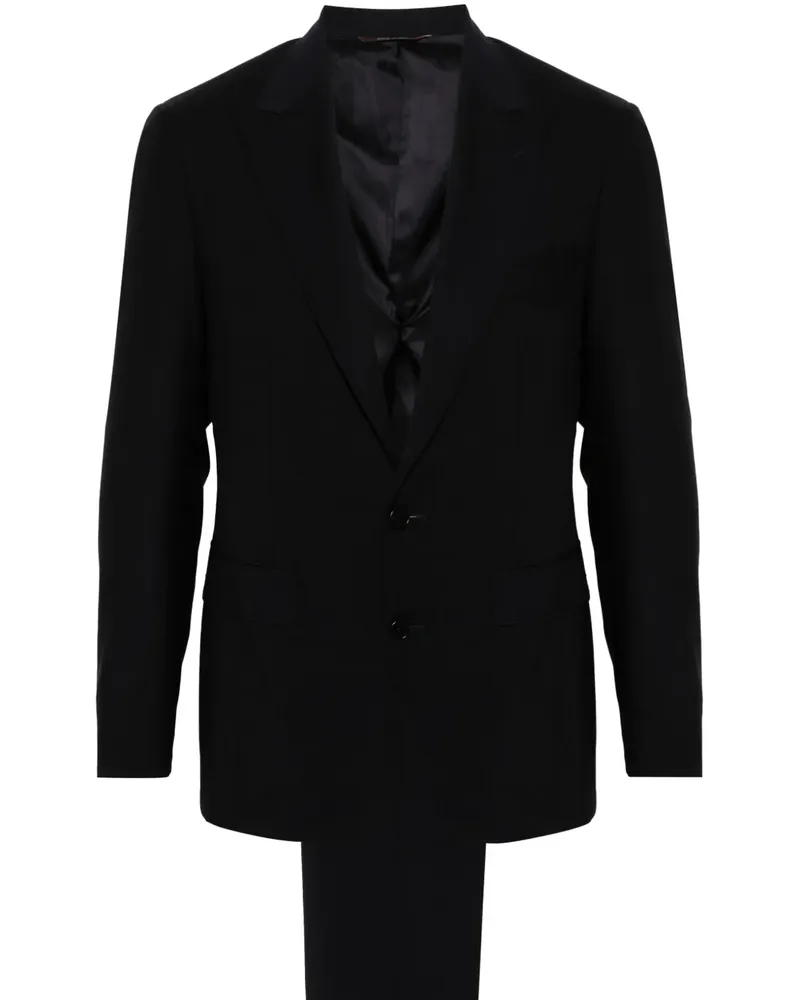 Canali Einreihiger Anzug - Blau Blau