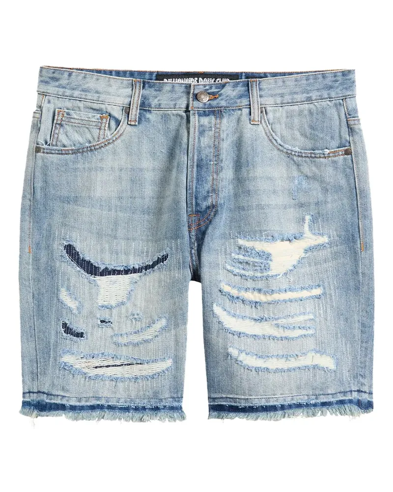 Billionaire Boys Club Jeans-Shorts im Distressed-Look - Blau Blau