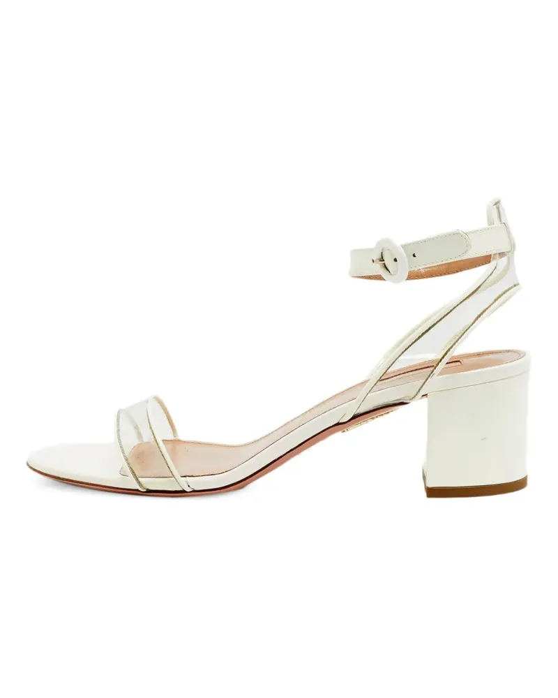 Aquazzura Sandalen mit Schnallen - Weiß Weiß