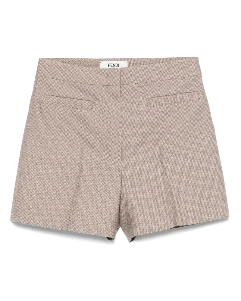 Fendi Shorts mit FF-Muster - Rosa Rosa