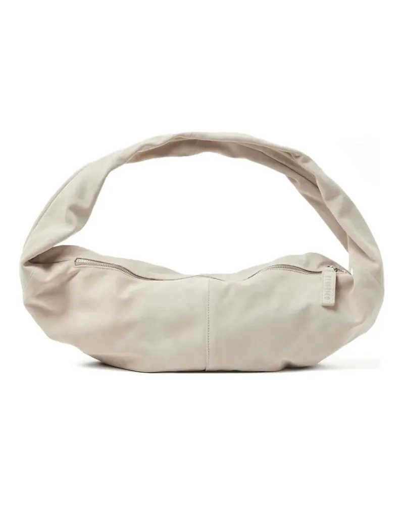 Peserico Schultertasche mit Quaste - Weiß Weiß