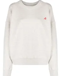 AUTRY Sweatshirt mit Logo-Patch Nude