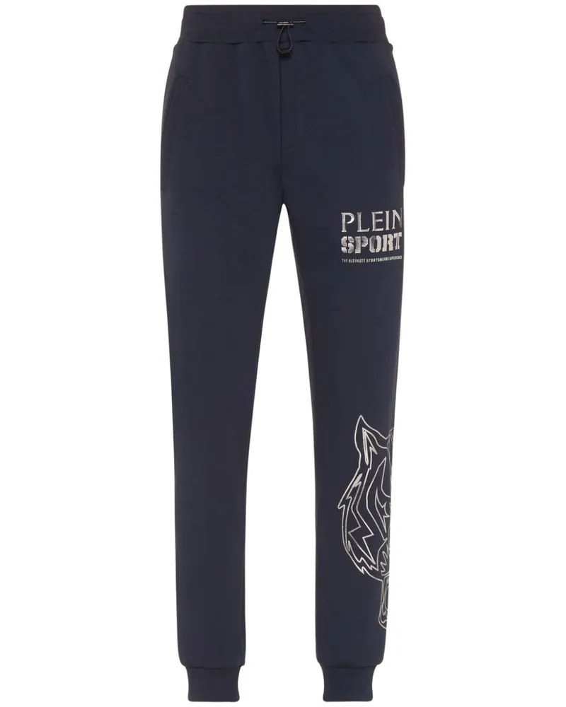 Philipp Plein Tiger Jogginghose - Blau Blau