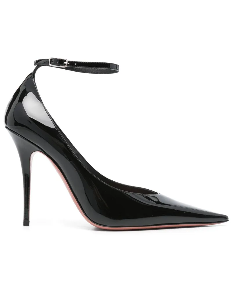 Amina Muaddi Anok Pumps 105mm - Schwarz Schwarz