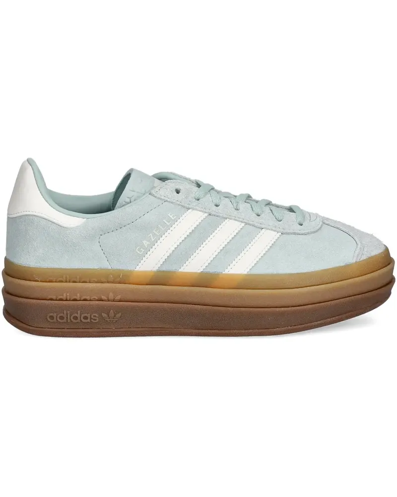 adidas Gazelle Stripes Plateau-Sneakers - Blau Blau