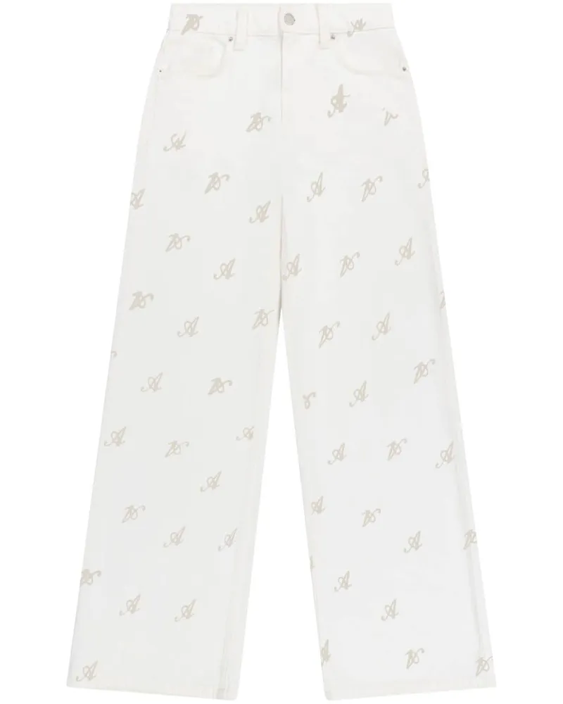 Axel Arigato 10 Years Wide-Leg-Jeans - Weiß Weiß