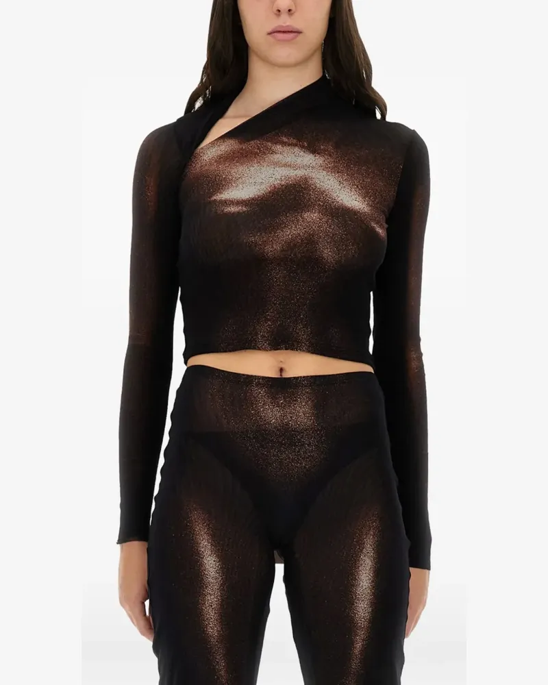 Jean Paul Gaultier Dust-print top - Braun Braun