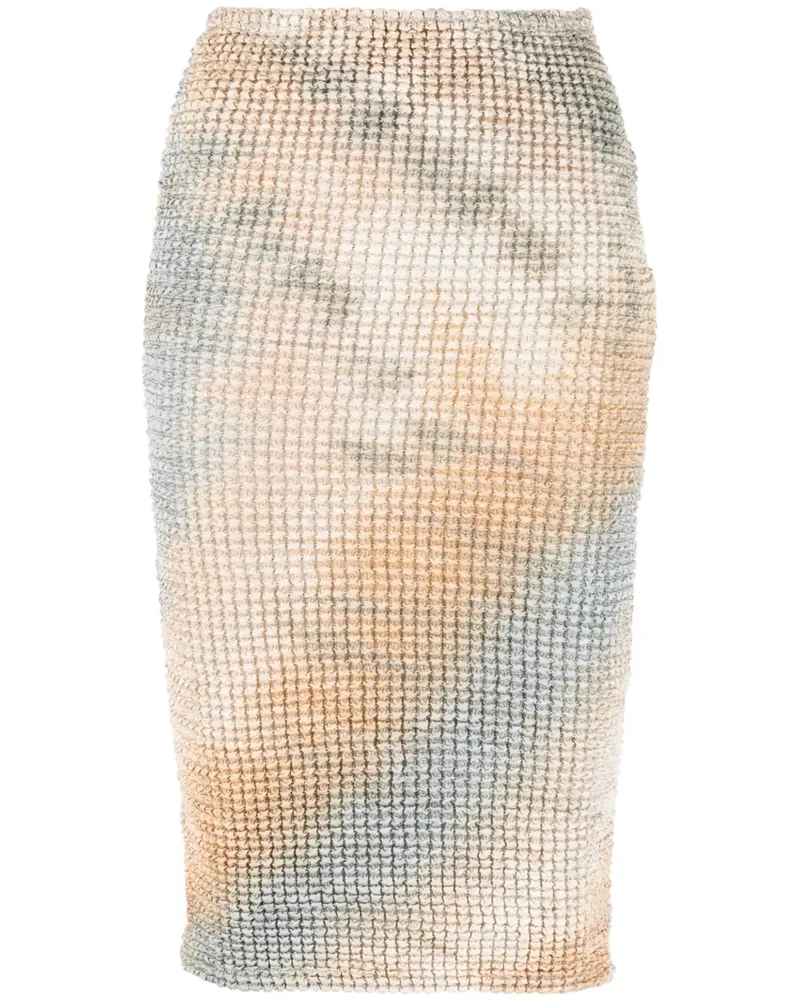 OFF-WHITE Bleistiftrock im Batik-Look - Nude Nude