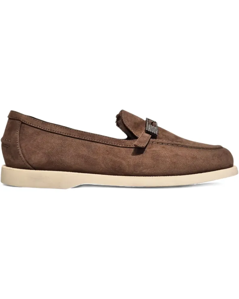 Le Silla Verzierte Loafer - Braun Braun