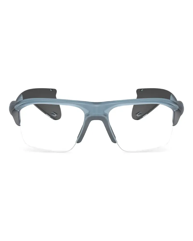 Oakley Stunt Glider Brille mit Brauensteg - Blau Blau